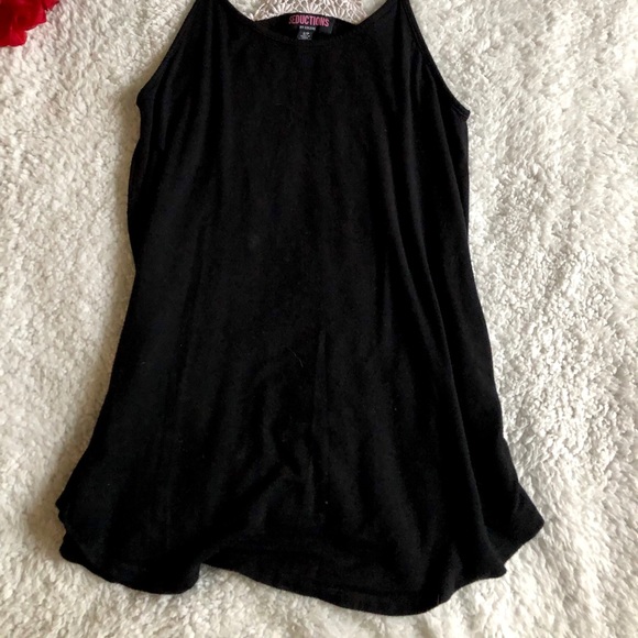 Beautiful Black Tank Top with Lace Back Detailing - Picture 6 of 6